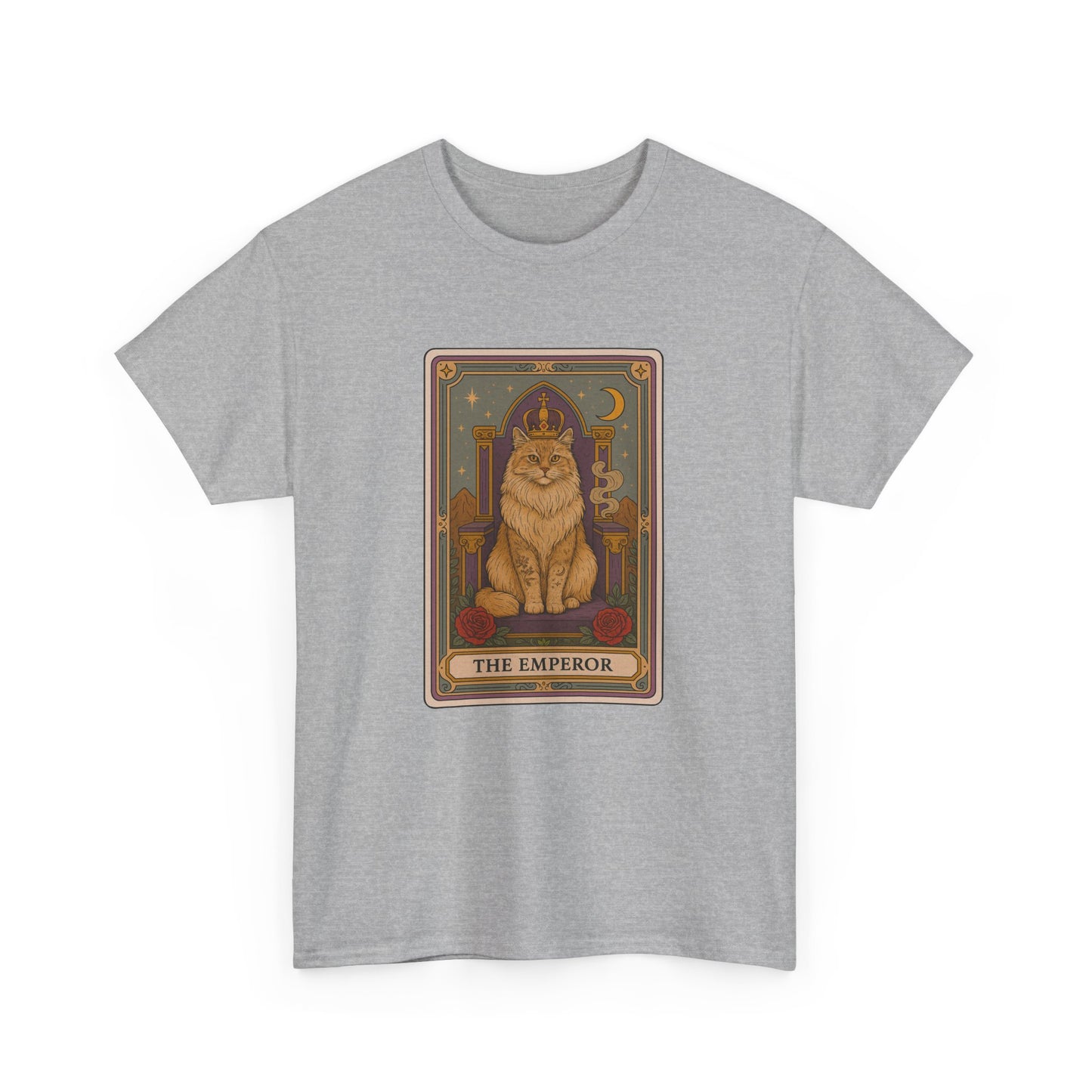 Mock Tarot Cards "The Emperor" Cat Unisex T-Shirt