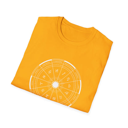 Minimalist Zodiac Wheel T-Shirt