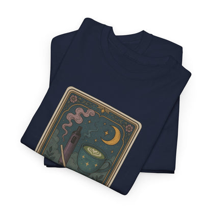 Mock Tarot Card "The Breakfast" Vape and Matcha Unisex T-Shirt
