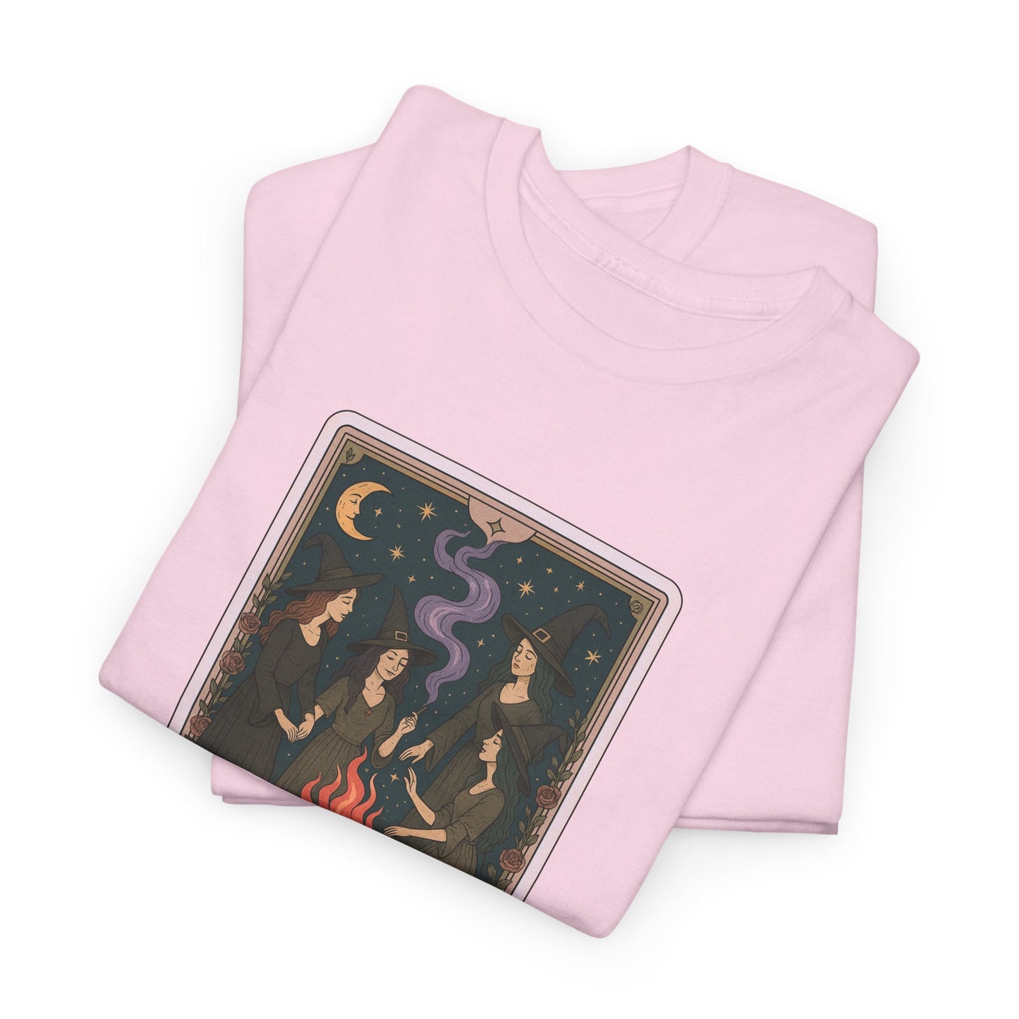 Mock Tarot Card "The Girls Night" Witch T-Shirt