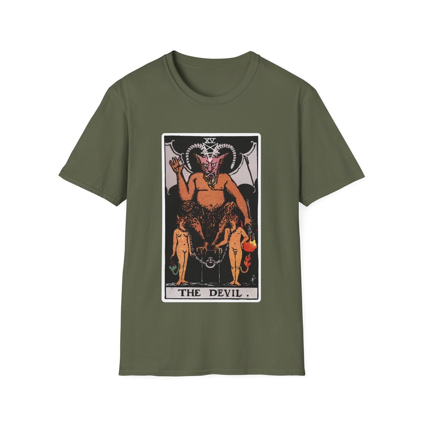 Teufel Tarotkarte T-Shirt