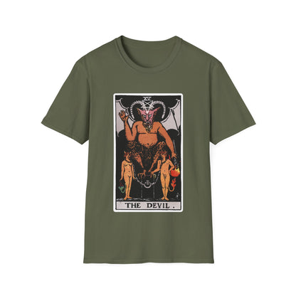 Teufel Tarotkarte T-Shirt