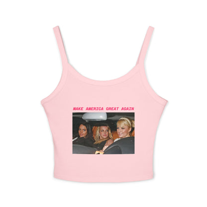 Top tipo chaleco Y2K de Paris Lindsay y Britney