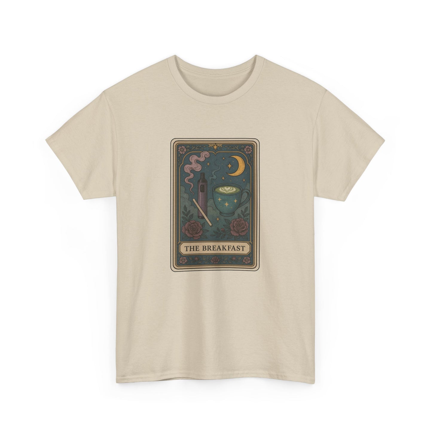 Mock Tarot Card "The Breakfast" Vape and Matcha Unisex T-Shirt