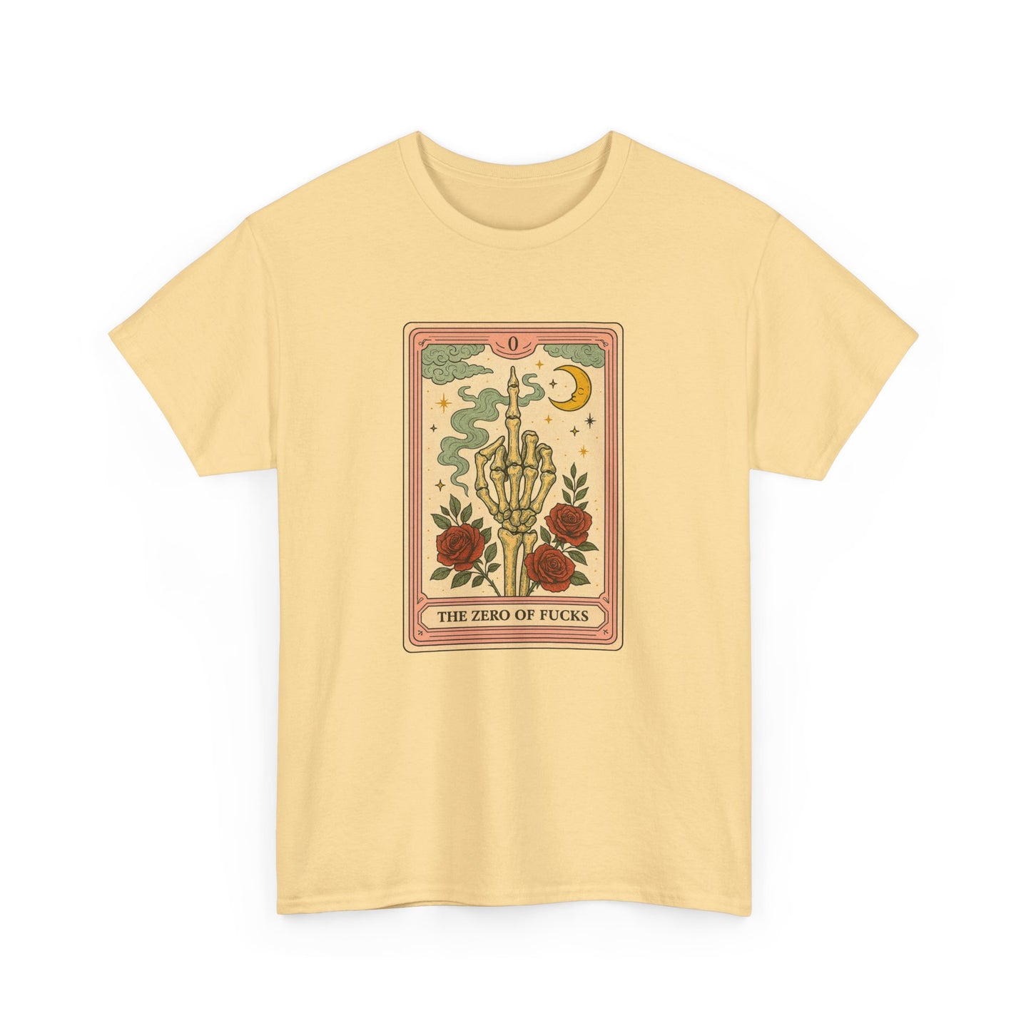 Mock Tarot Card "The Zero of Fucks" Unisex T-Shirt