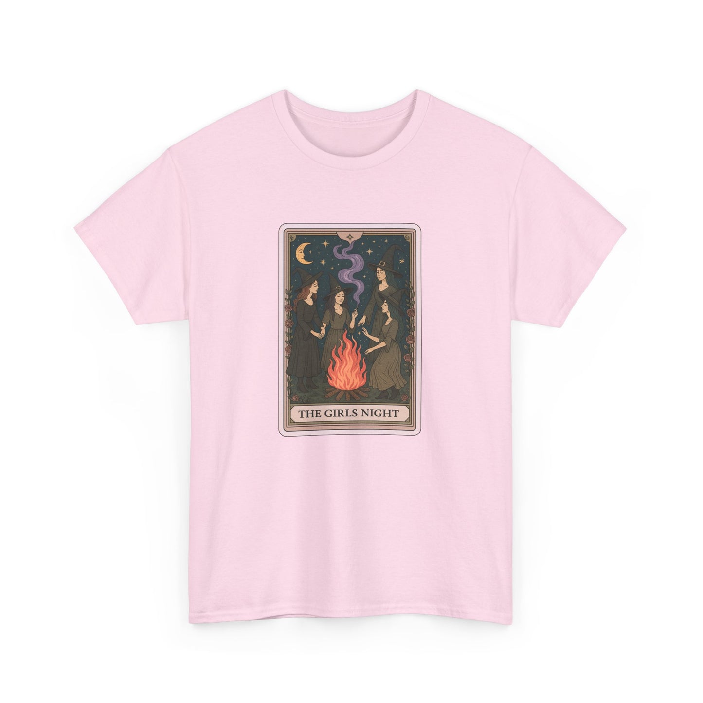 Mock Tarot Card "The Girls Night" Witch T-Shirt