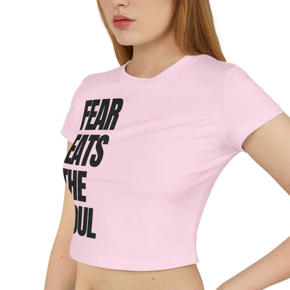 „Angst isst die Seele auf“ – Mutiges Baby-T-Shirt