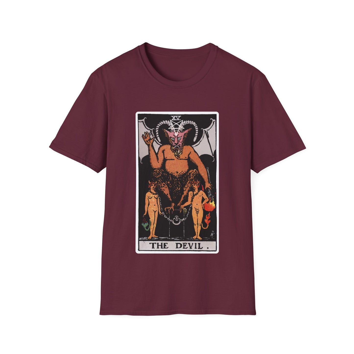 Teufel Tarotkarte T-Shirt
