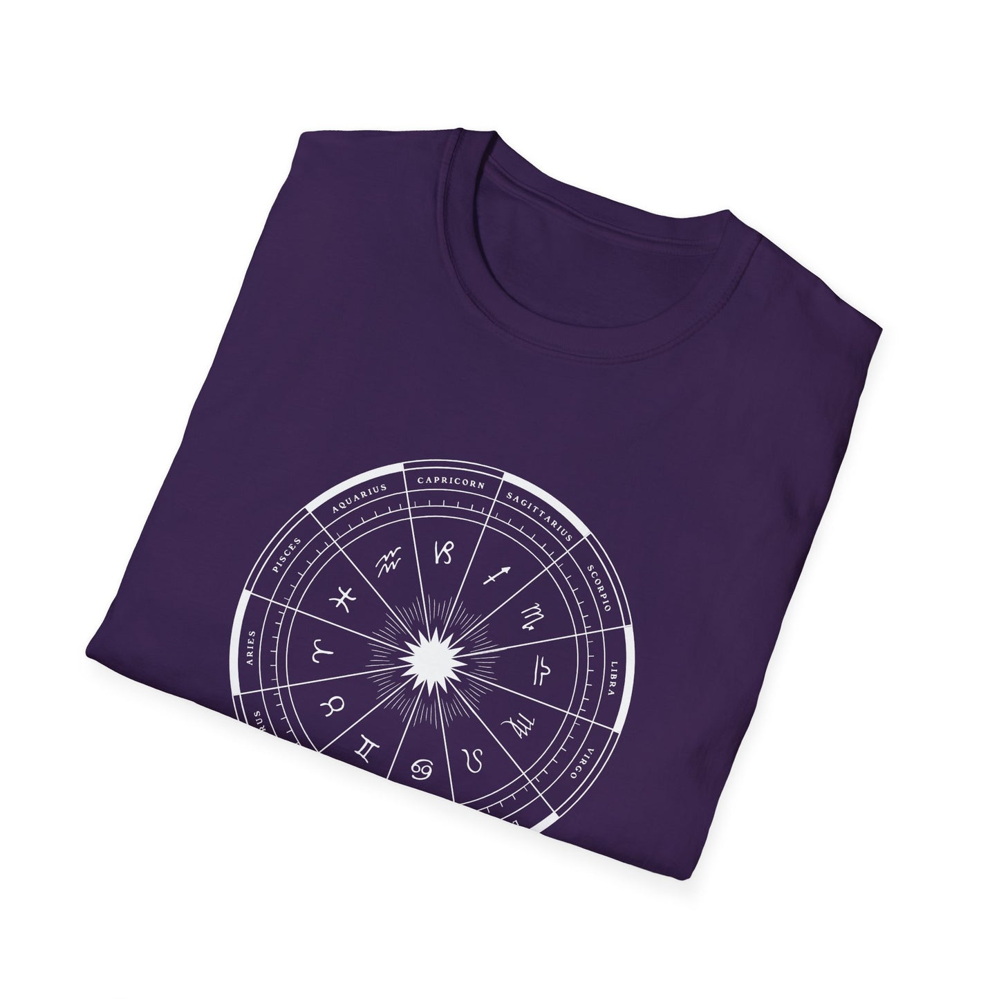 Minimalist Zodiac Wheel T-Shirt
