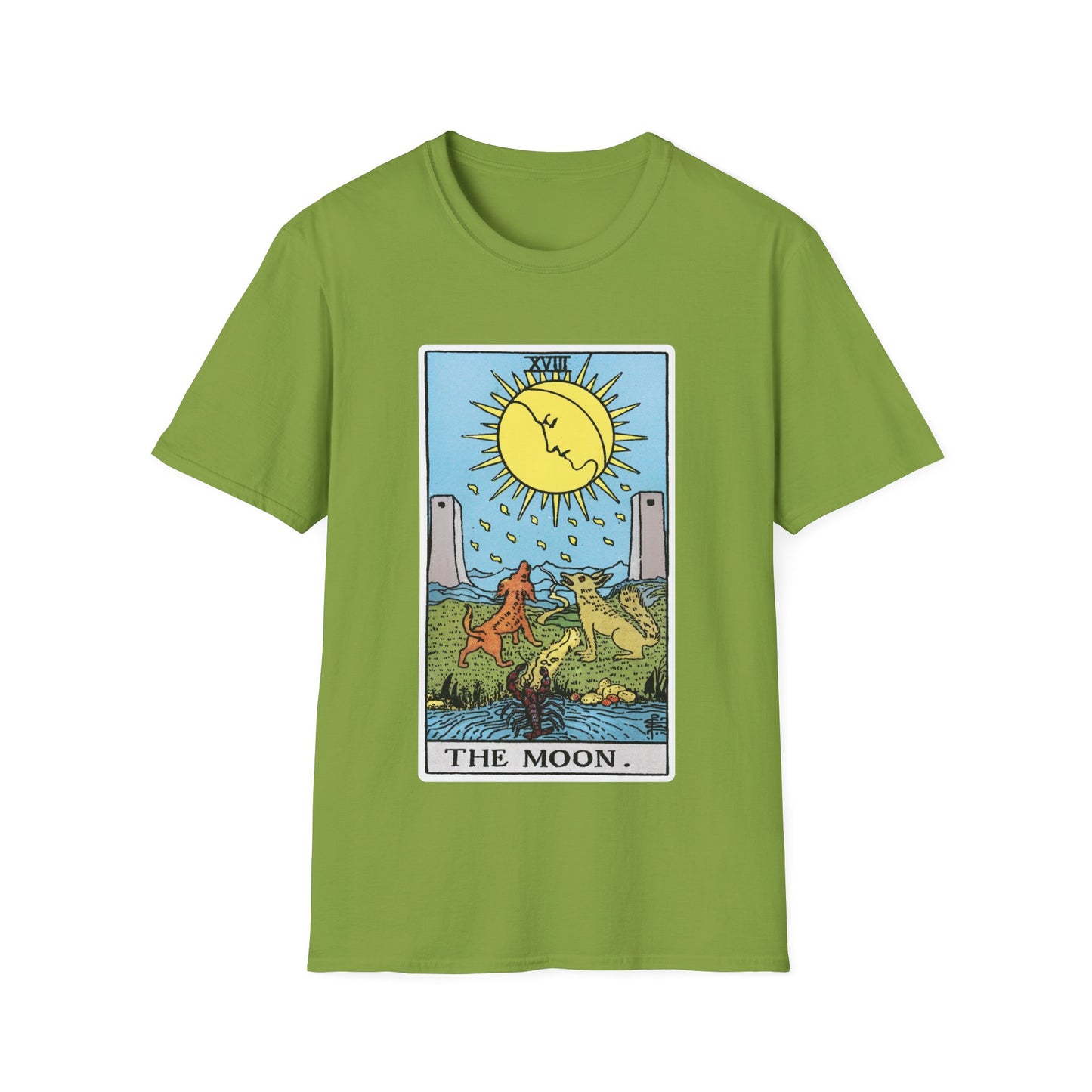 Camiseta de la Carta del Tarot La Luna
