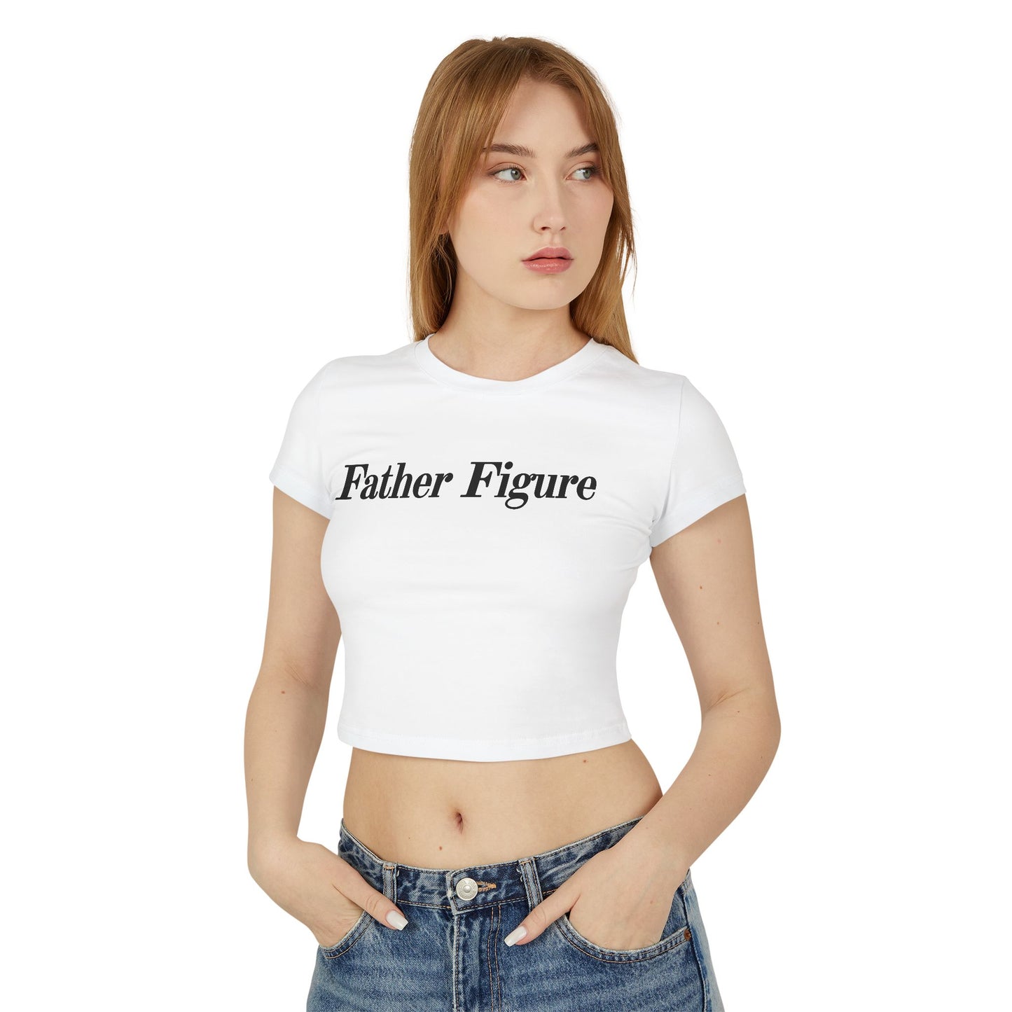 Camiseta corta de bebé para mujer Father Figure