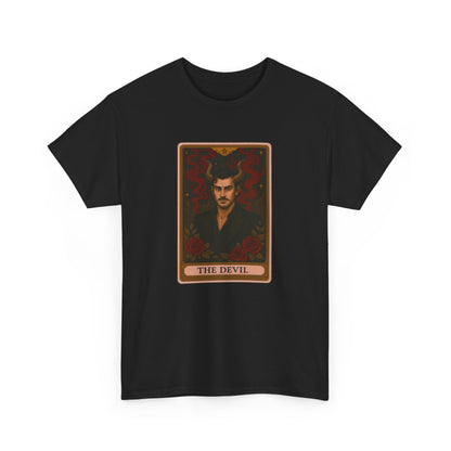 Mock Tarot Card "The Devil" (It's just a man...) Unisex T-Shirt