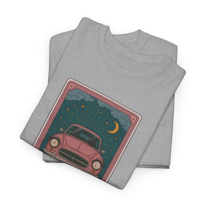 Mock Tarot Cards "The Chariot" Fiat 500 T-Shirt