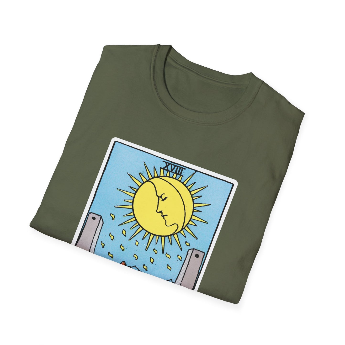 Camiseta de la Carta del Tarot La Luna