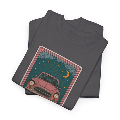 Mock Tarot Cards "The Chariot" Fiat 500 T-Shirt