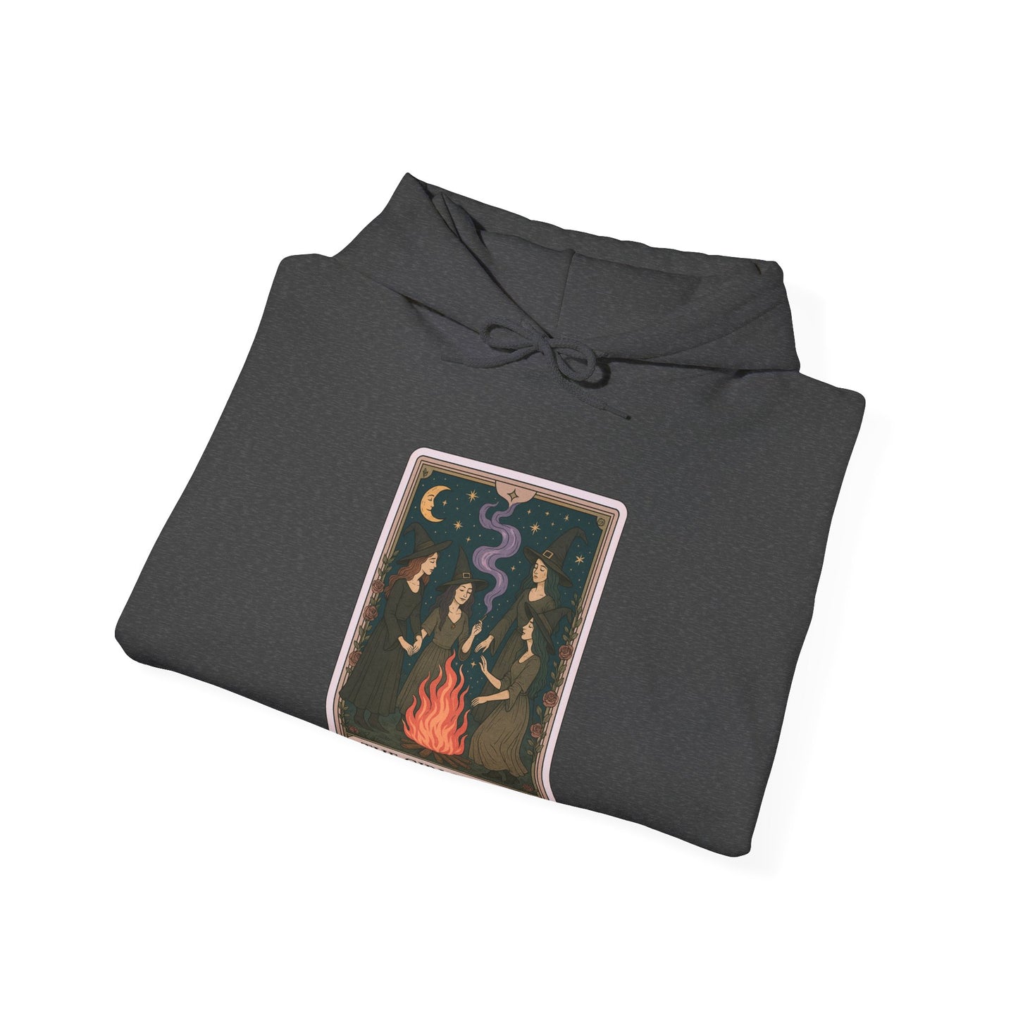 Mock Tarot Card "The Girls Night" Witch Hoodie
