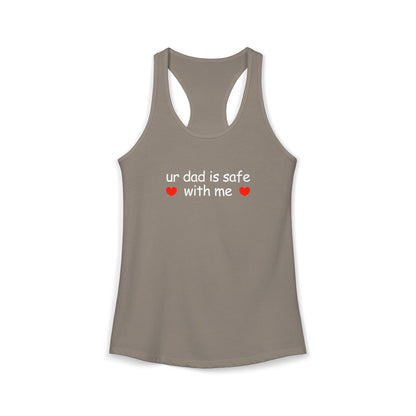 ur dad is safe with me Y2K Tank Top
