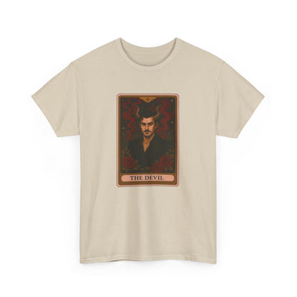 Mock Tarot Card "The Devil" (It's just a man...) Unisex T-Shirt