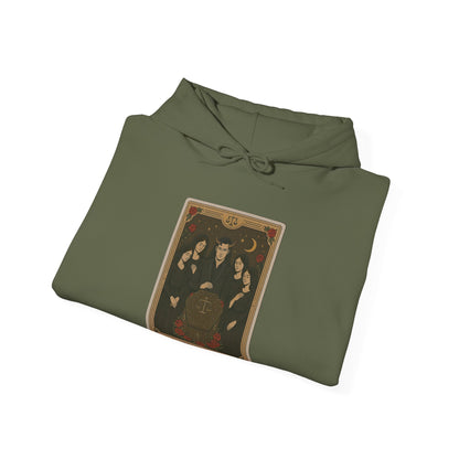 Mock Tarot Card "Justice" Hoodie