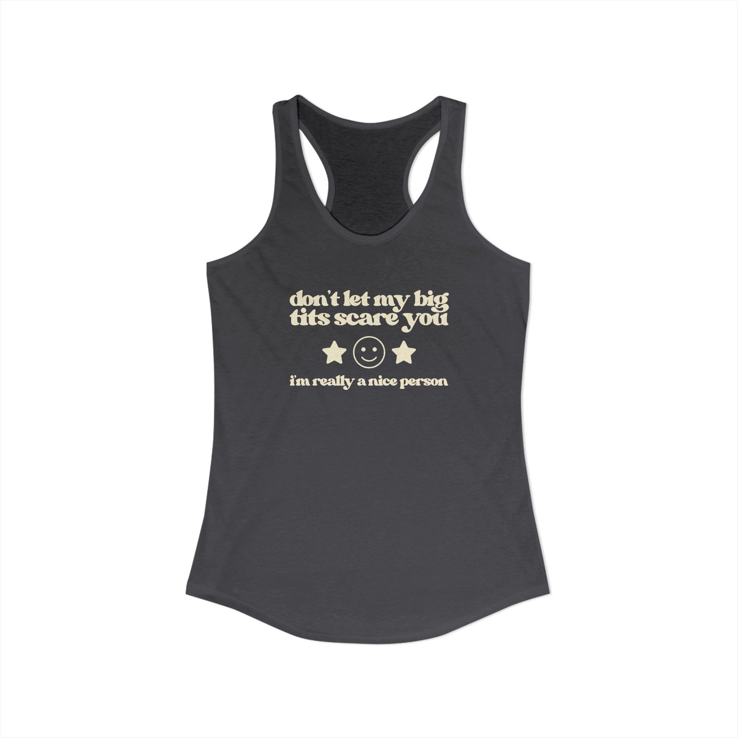 Dont Let My Big Boobs Scare You Y2K Tank