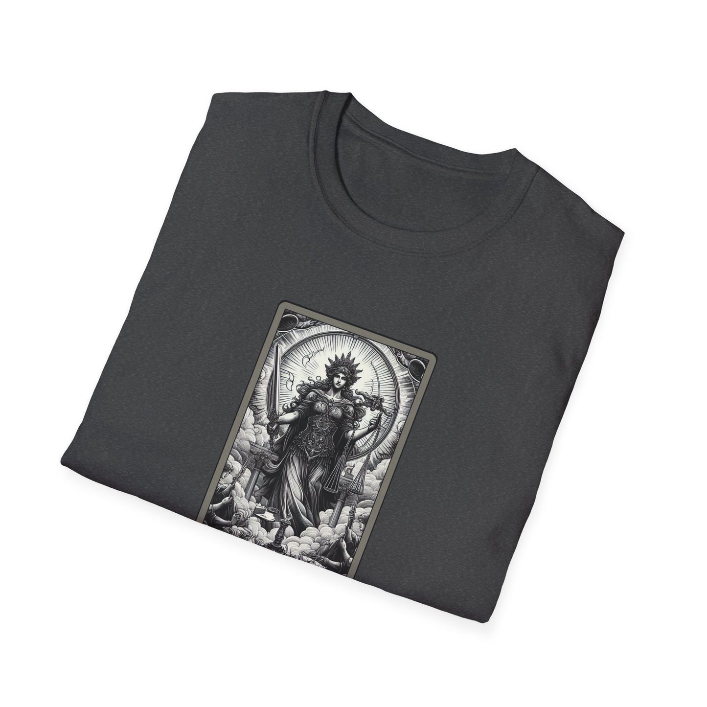"Justice" Tarot Card Graphic T-Shirt