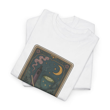 Mock Tarot Card "The Breakfast" Vape and Matcha Unisex T-Shirt