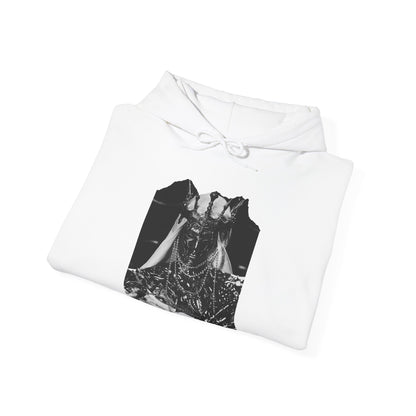 Horned Demon Illustration Hoodie