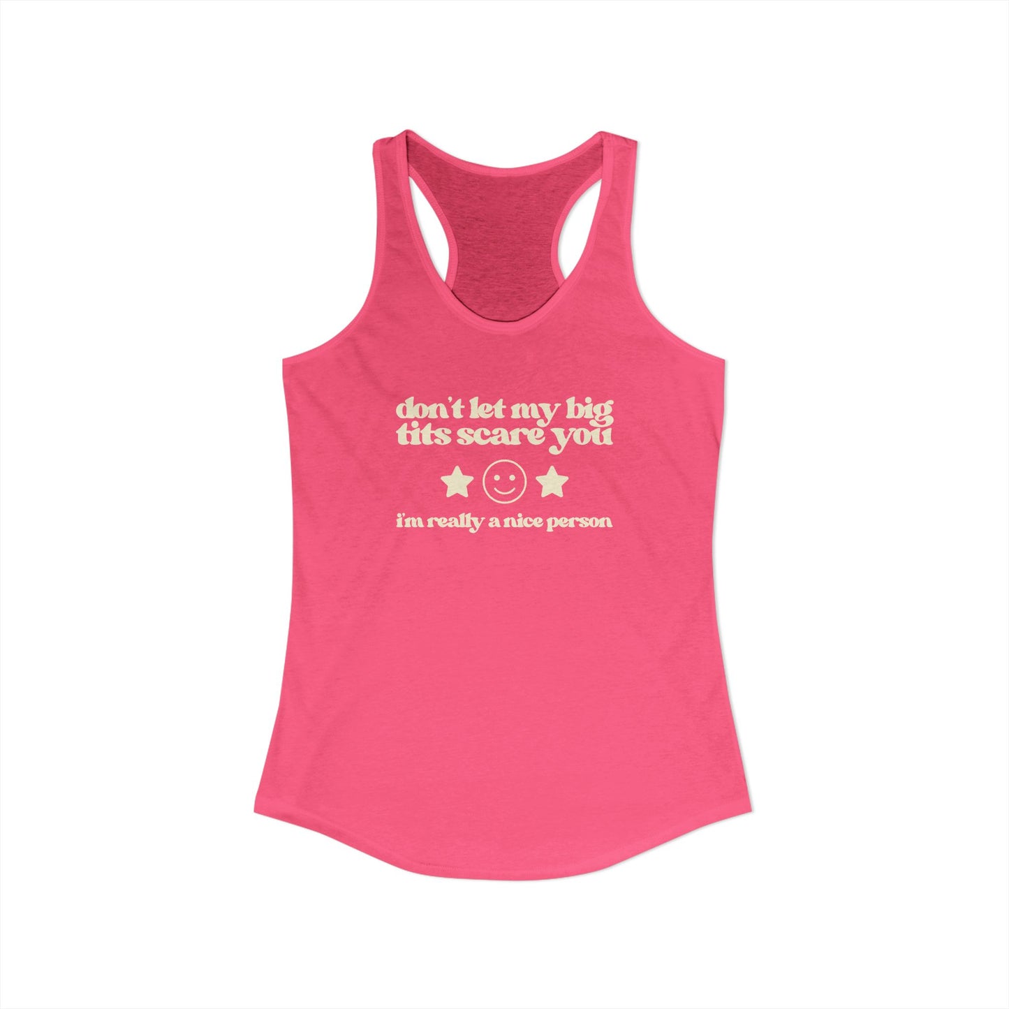 Dont Let My Big Boobs Scare You Y2K Tank
