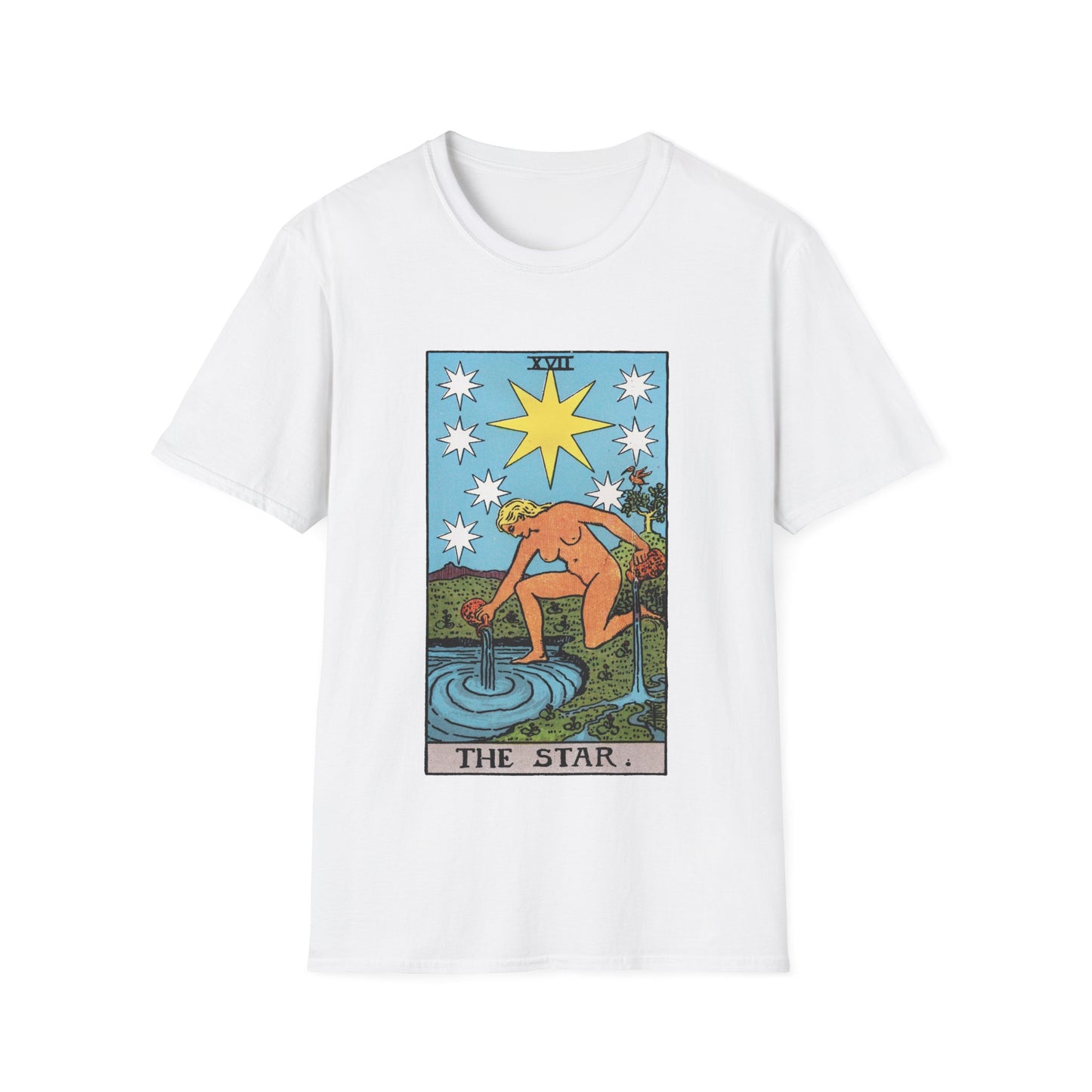 Stern-Tarotkarten-T-Shirt