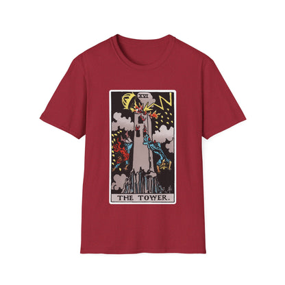 Camiseta de la Carta del Tarot La Torre