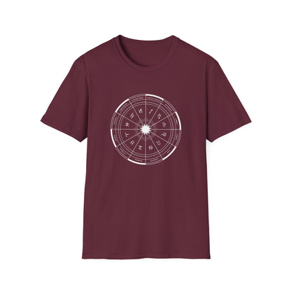 Minimalist Zodiac Wheel T-Shirt