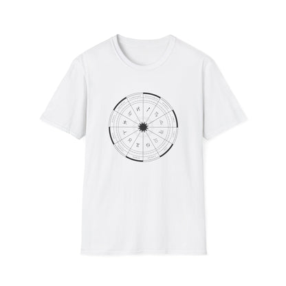 Minimalist Zodiac Wheel T-Shirt