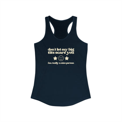 Dont Let My Big Boobs Scare You Y2K Tank