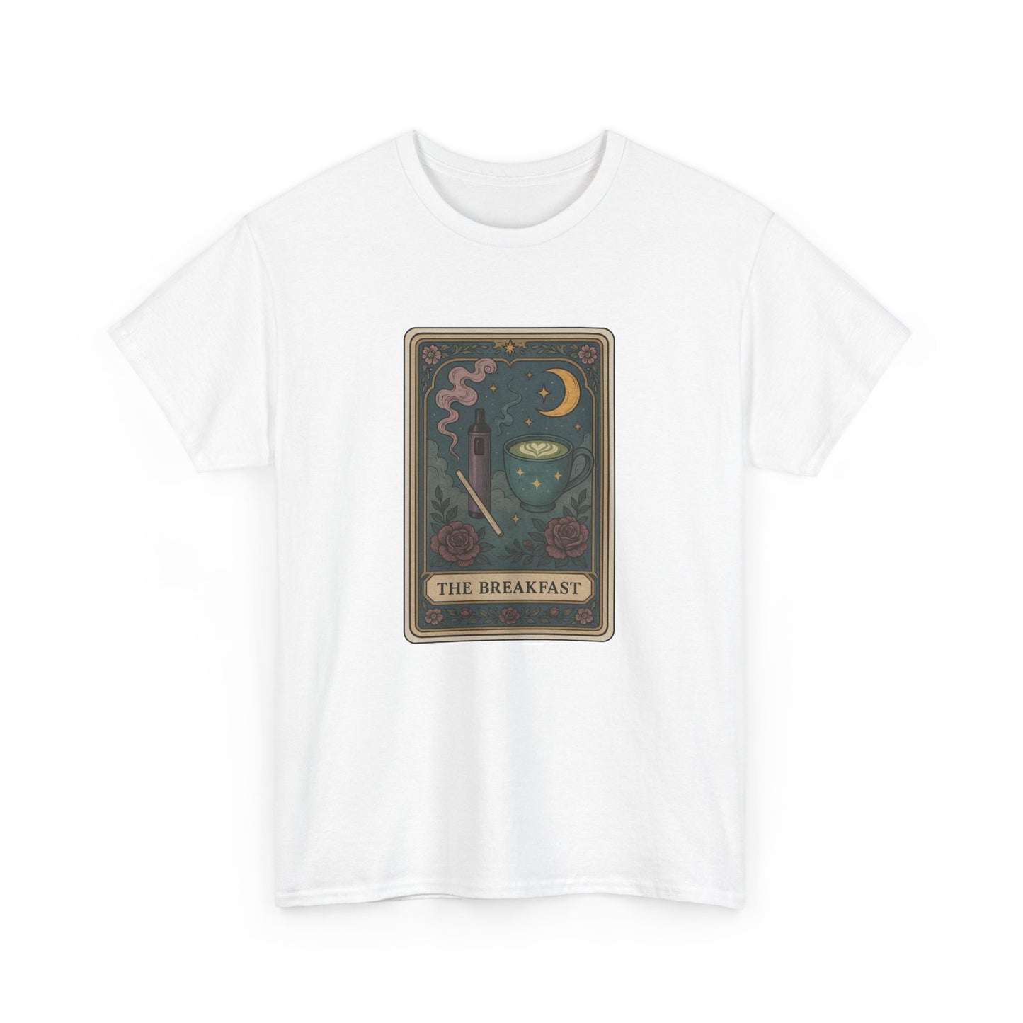 Mock Tarot Card "The Breakfast" Vape and Matcha Unisex T-Shirt