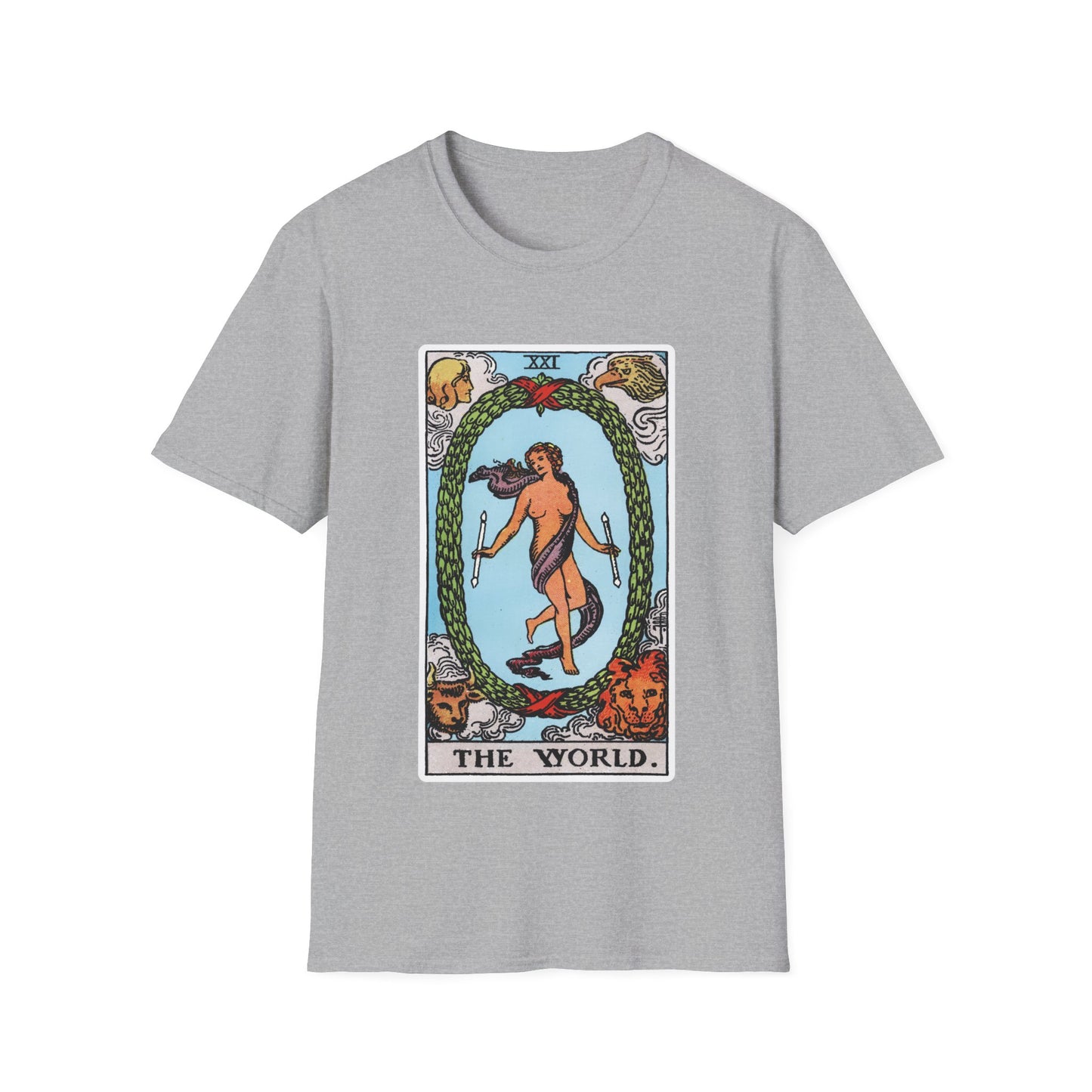 Das Welt Tarotkarten T-Shirt