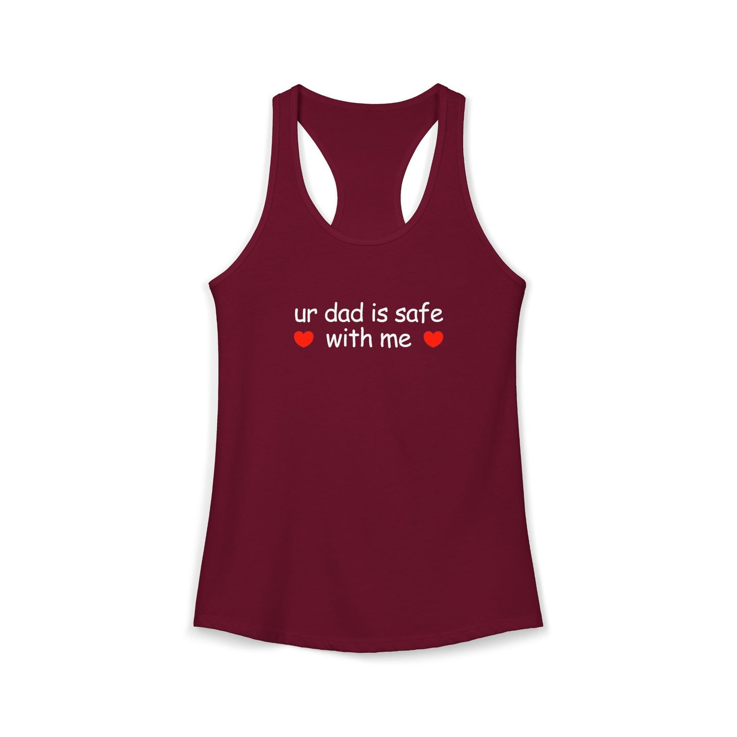 ur dad is safe with me Y2K Tank Top