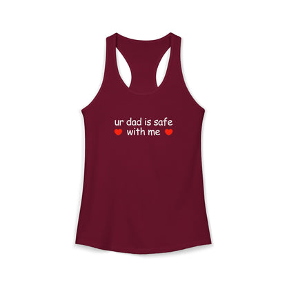 ur dad is safe with me Y2K Tank Top