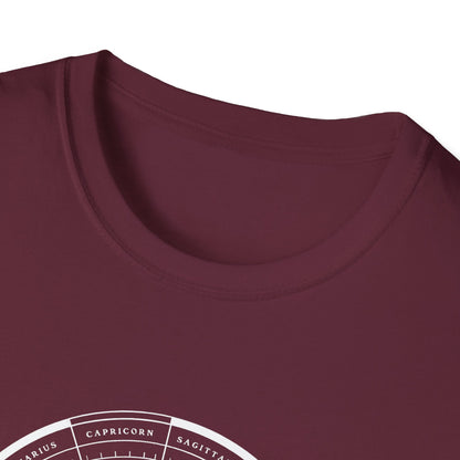 Minimalist Zodiac Wheel T-Shirt