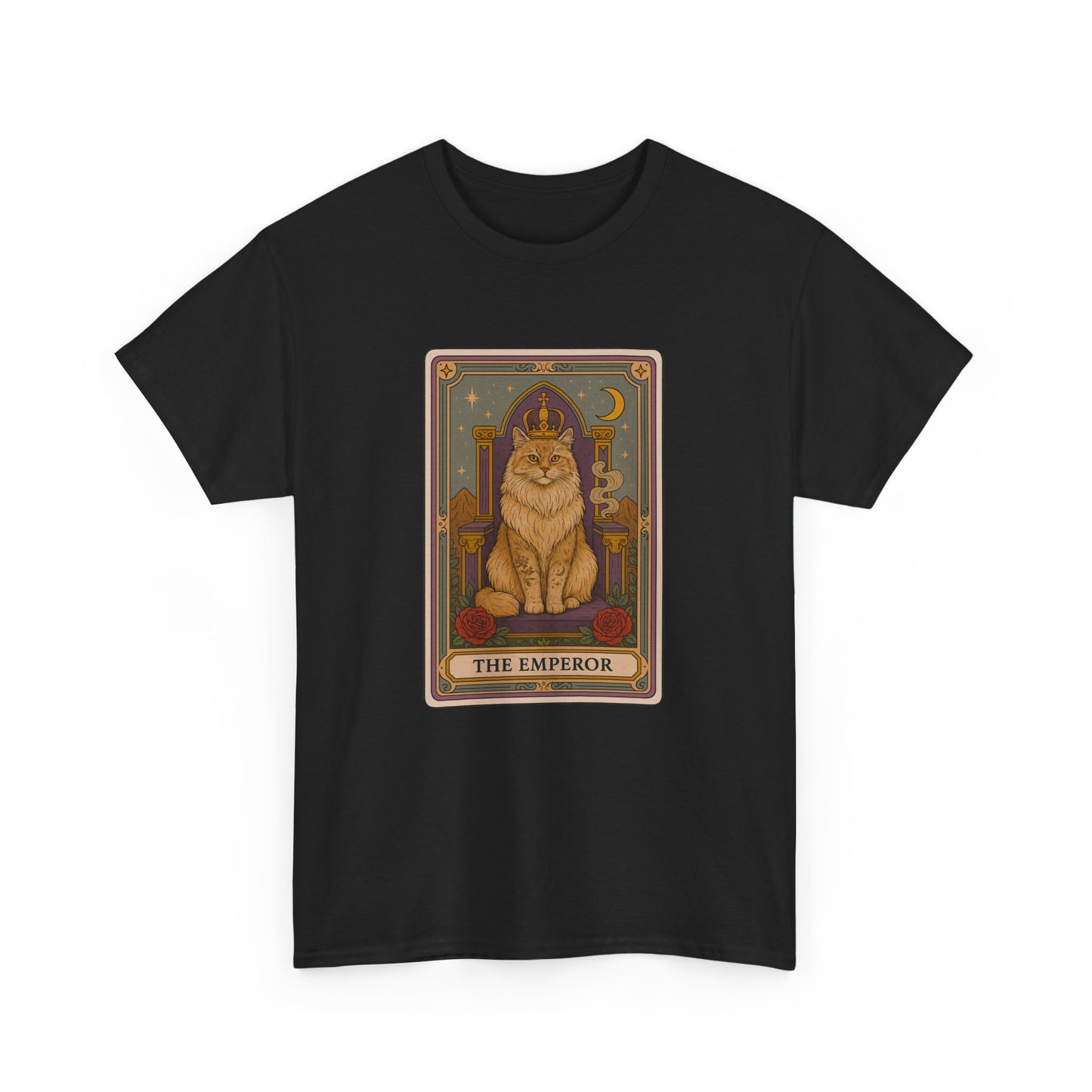 Mock Tarot Cards "The Emperor" Cat Unisex T-Shirt