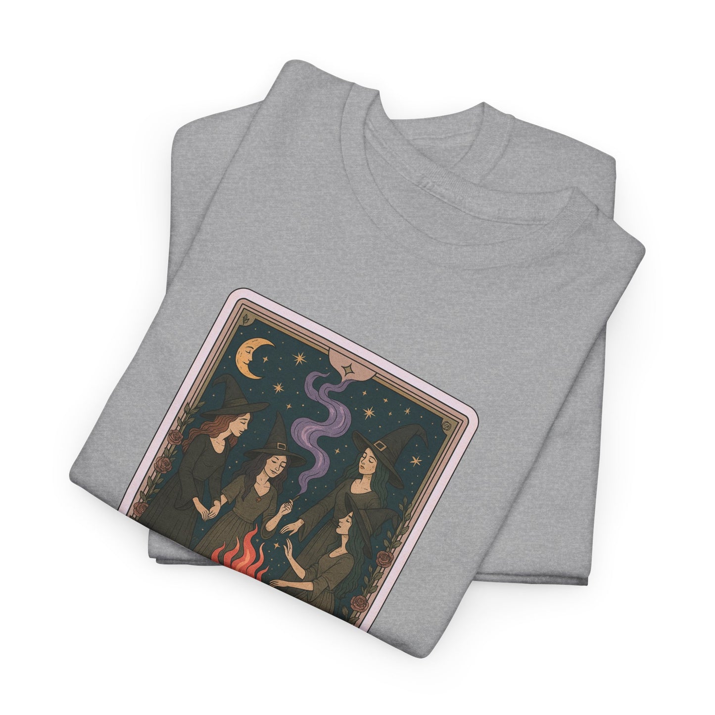 Mock Tarot Card "The Girls Night" Witch T-Shirt