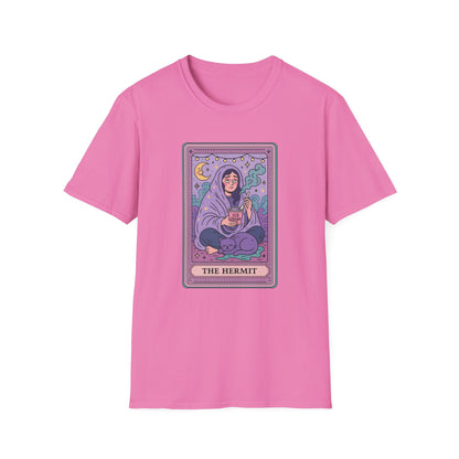 "The Hermit" Cartoon Tarot Card T-Shirt