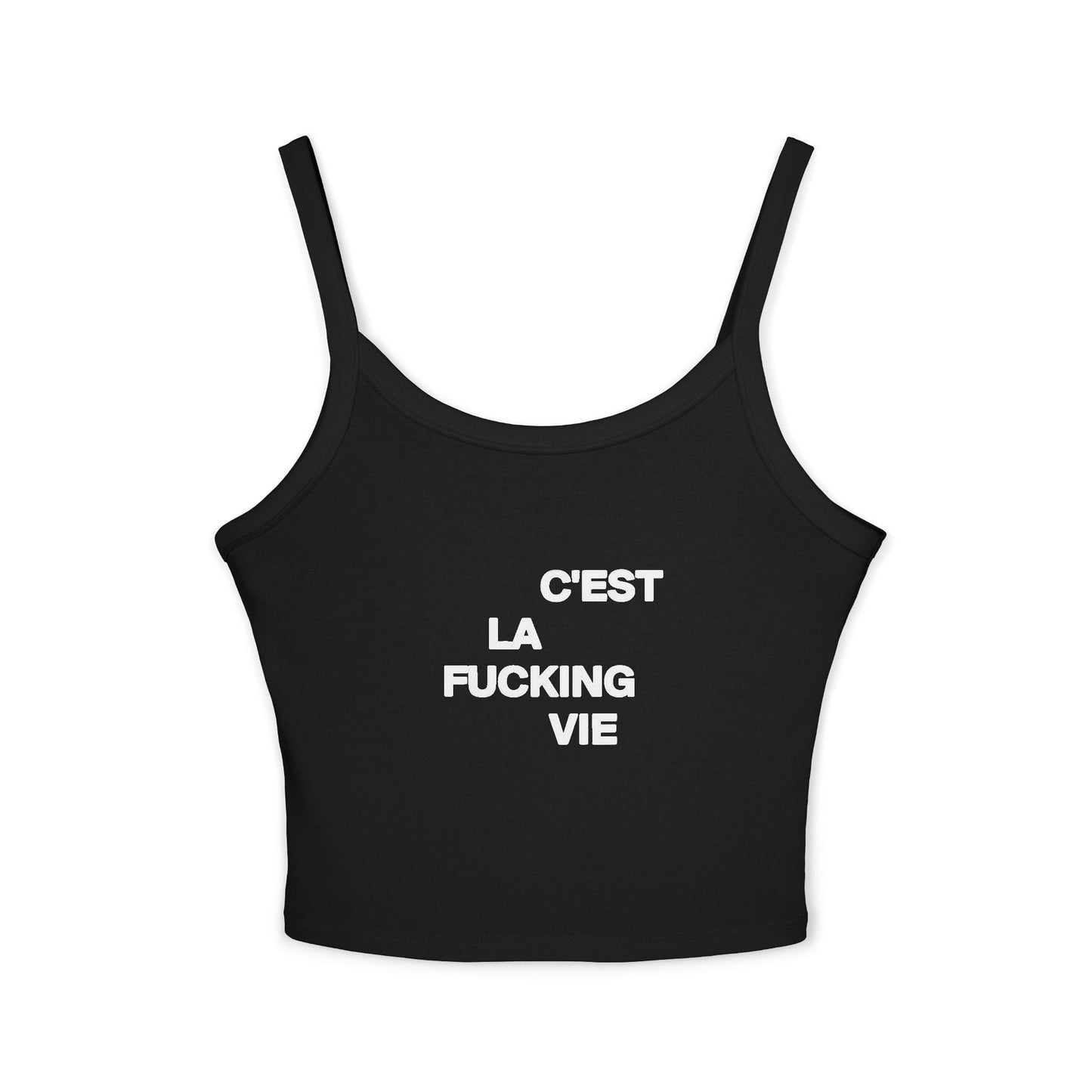 Camiseta sin mangas C'est La P***a Vida