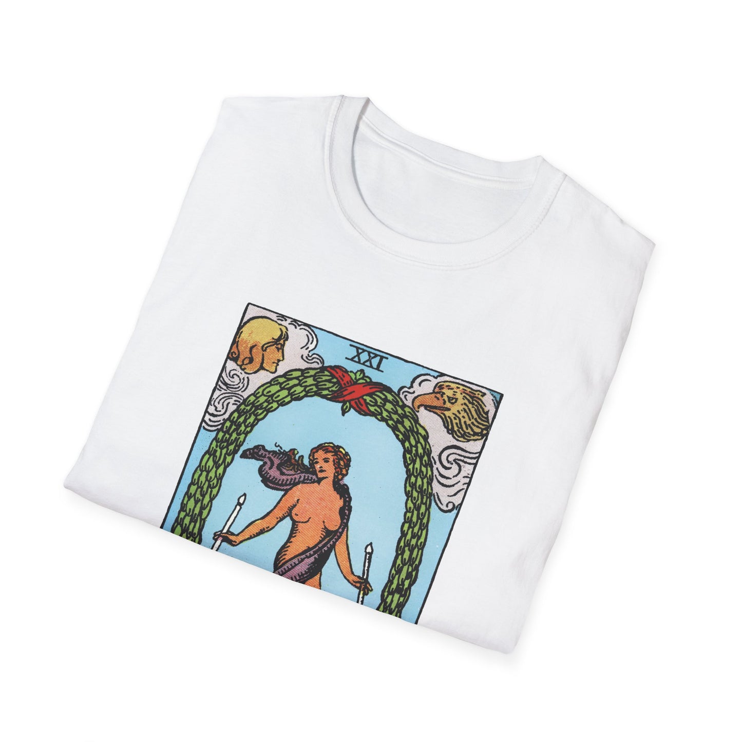 Das Welt Tarotkarten T-Shirt