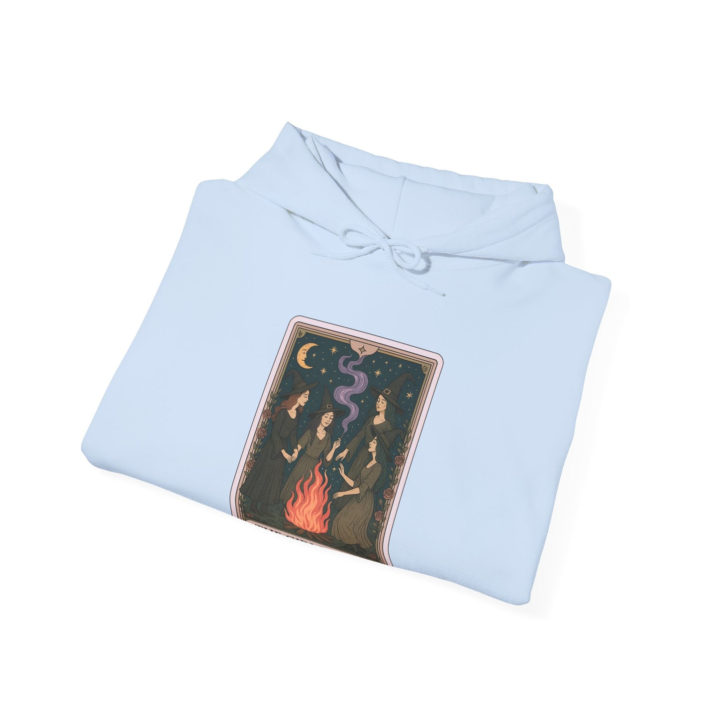 Mock Tarot Card "The Girls Night" Witch Hoodie