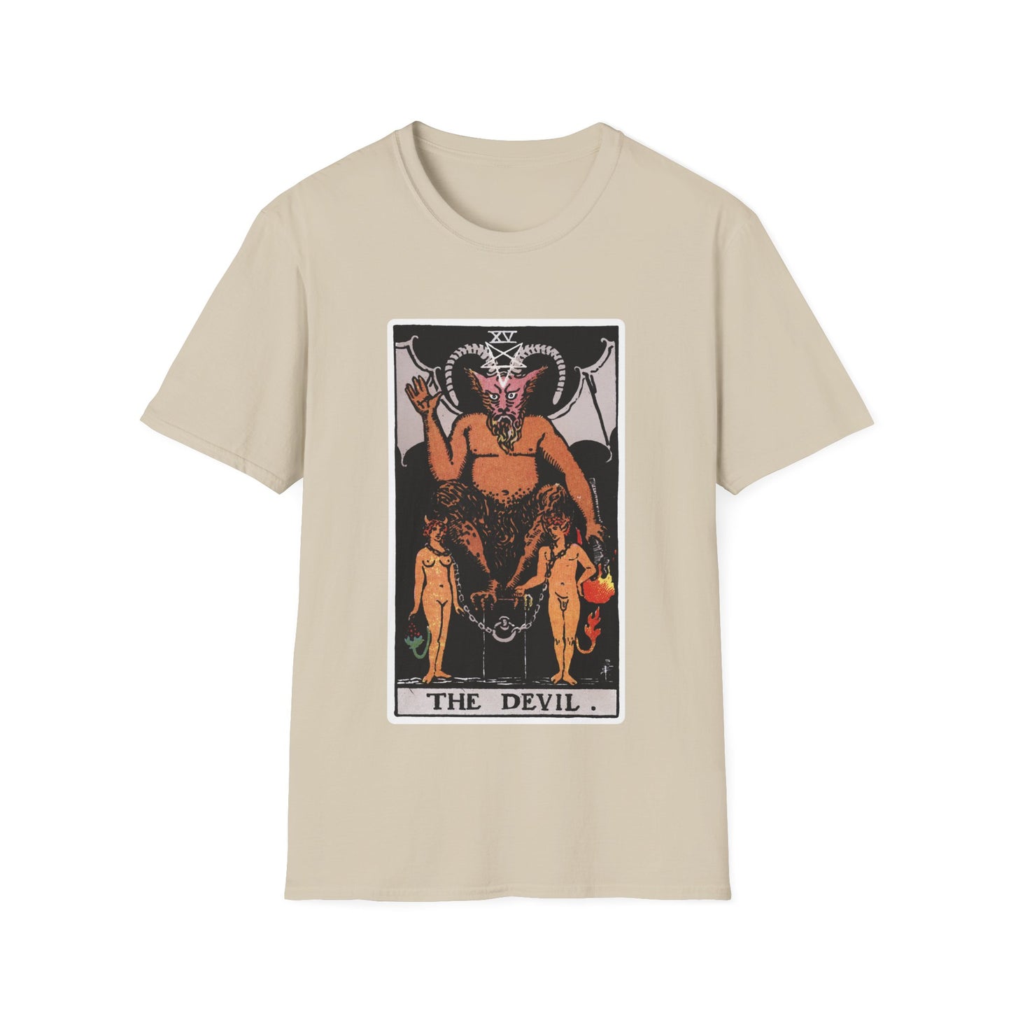 Teufel Tarotkarte T-Shirt