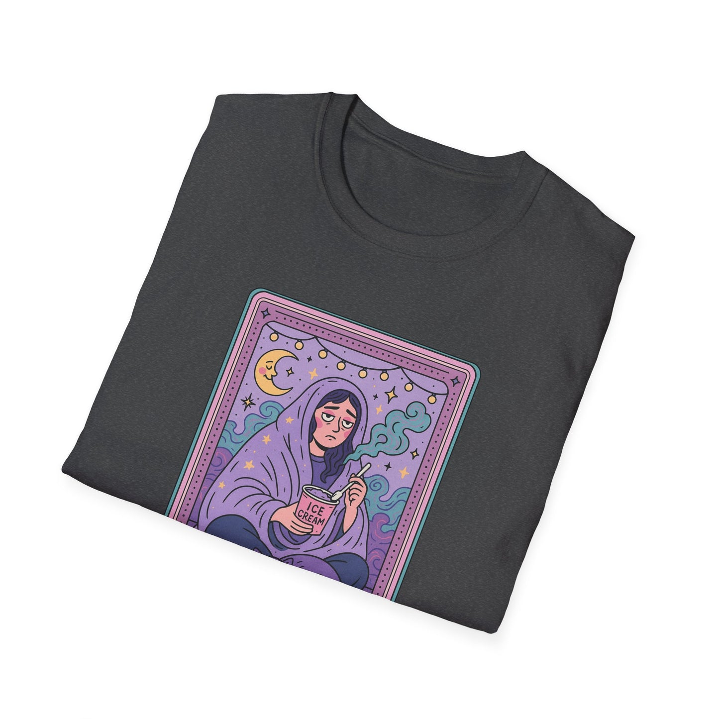 "The Hermit" Cartoon Tarot Card T-Shirt