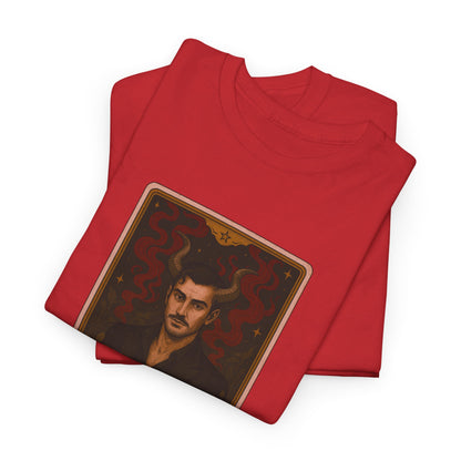 Mock Tarot Card "The Devil" (It's just a man...) Unisex T-Shirt