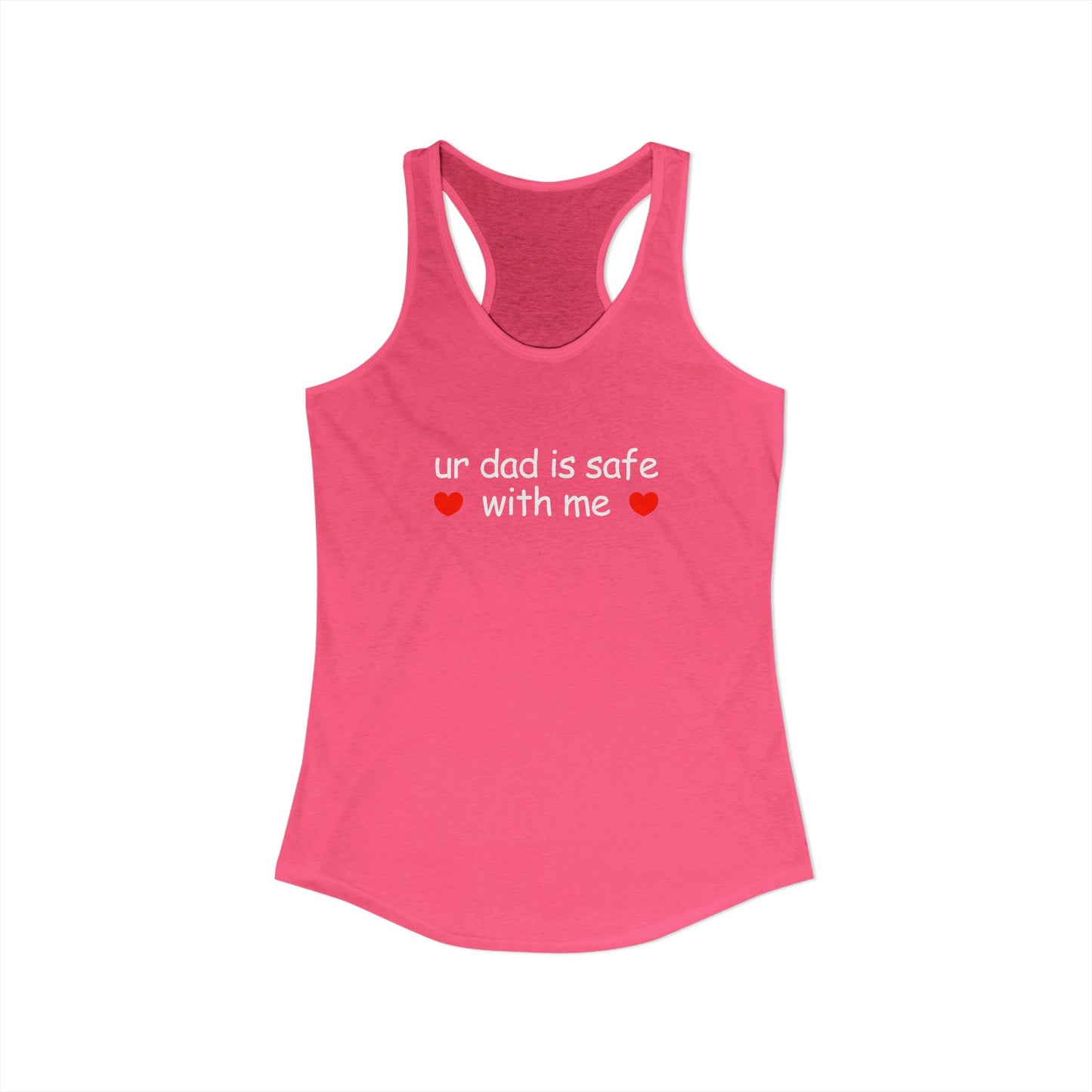 ur dad is safe with me Y2K Tank Top