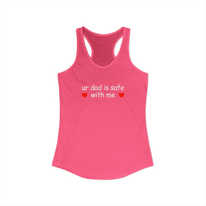 ur dad is safe with me Y2K Tank Top