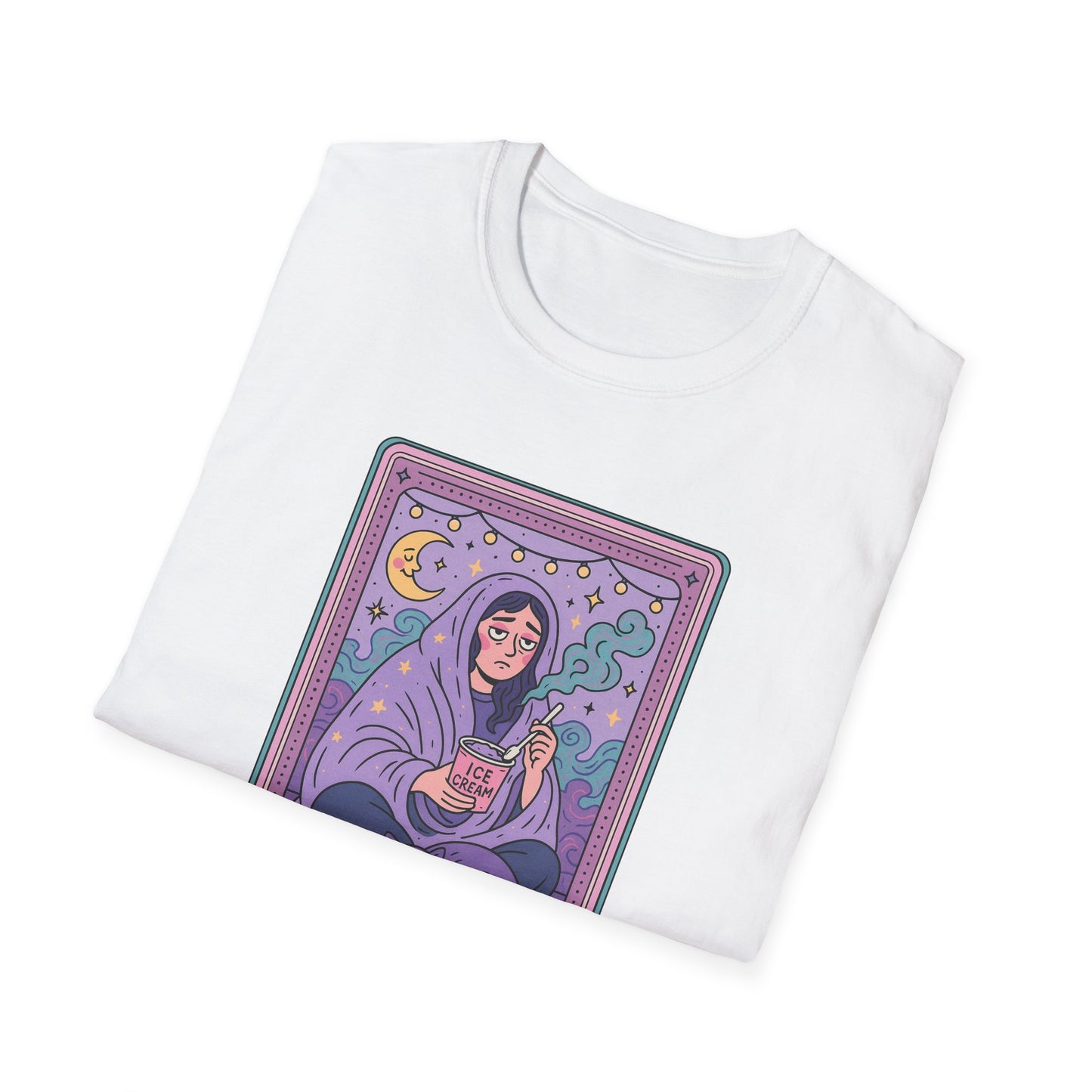 "The Hermit" Cartoon Tarot Card T-Shirt